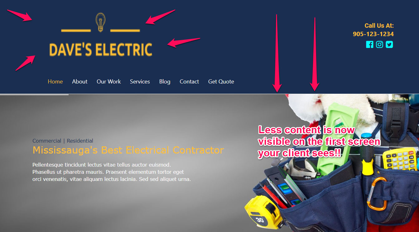 Dave's Electric website