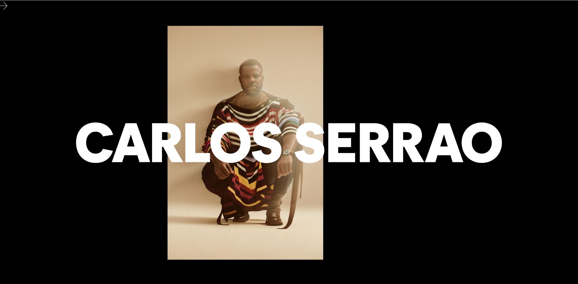 Carlos Serrao website screenshot