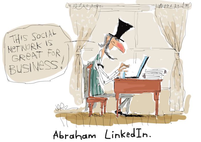 Jerm cartoon on LinkedIn
