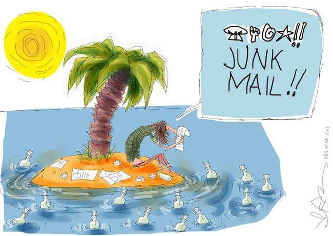 Jerm cartoon on junk mail